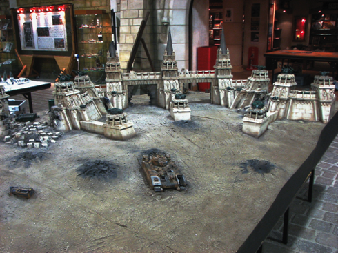 Another view of the 40K Fortress table